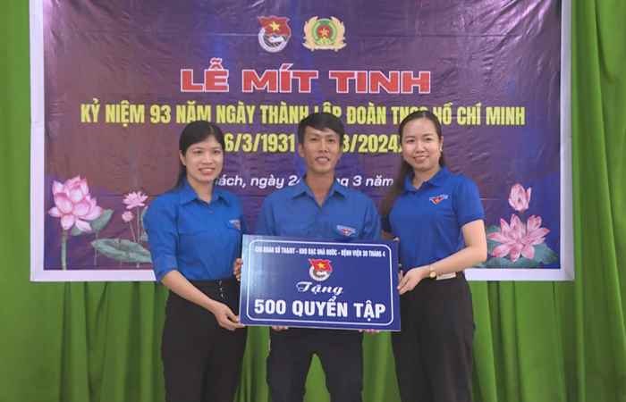 Kế Sách: Huyện đoàn Mít tinh kỷ niệm 93 năm ngày thành lập Đoàn