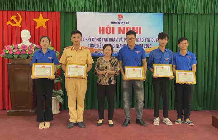 Huyện đoàn Mỹ Tú tổng kết Tháng Thanh niên năm 2023