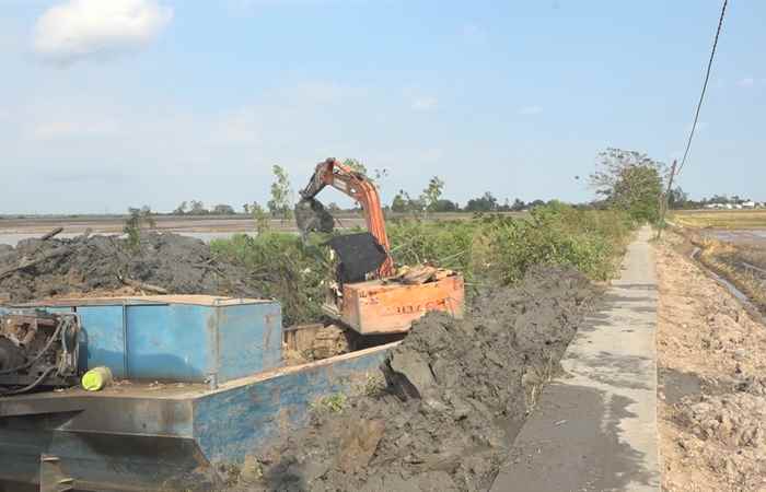 Huyện Mỹ Xuyên thực hiện 23 công trình thủy lợi