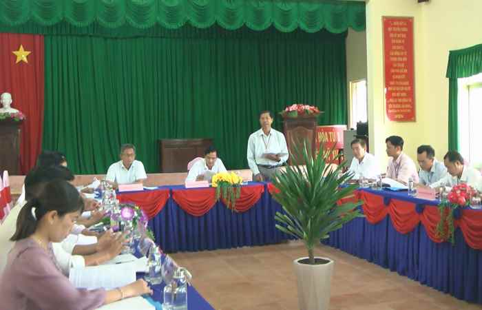 Mỹ Xuyên: Giám sát việc thực hiện các nhiệm vụ trọng tâm và đột phá theo Nghị quyết đại hội Đảng bộ huyện tại xã Hòa Tú I và Đại Tâm