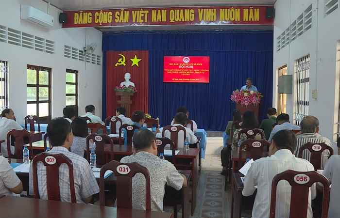 Kế Sách: Ban Dân vận Huyện ủy tổng kết năm 2022