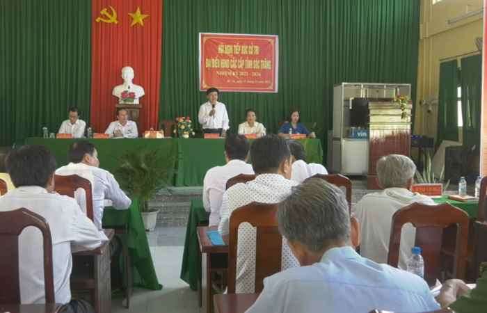 Kế Sách: Đại biểu HĐND 3 cấp tiếp xúc cử tri xã Kế An, xã Kế Thành