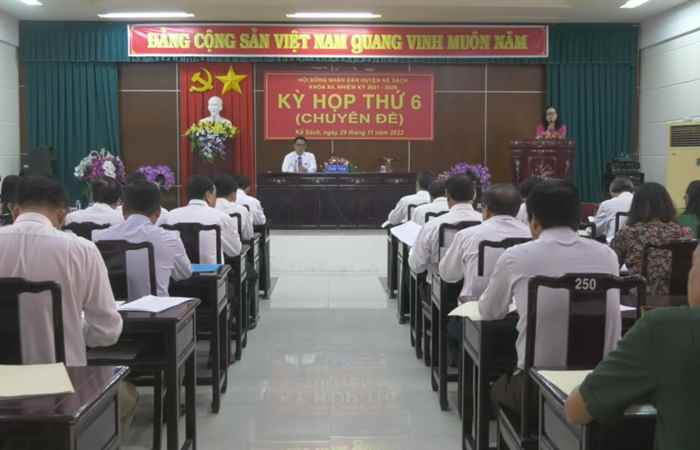  Kỳ họp thứ 6 - HĐND huyện Kế Sách, Khóa XII