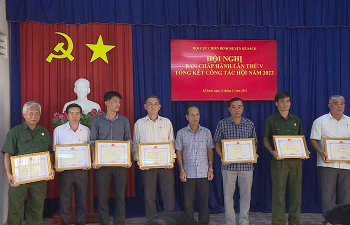 Kế Sách: Hội Cựu chiến binh huyện tổng kết năm 2022