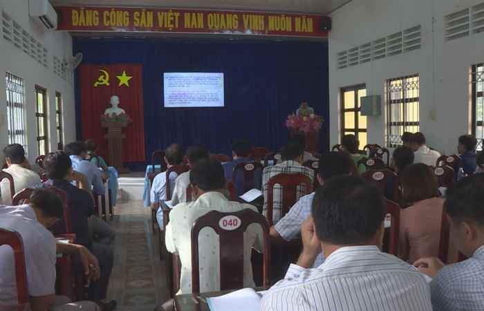 Kế Sách: Tập huấn nghiệp vụ công tác Dân vận và Quy chế dân chủ  