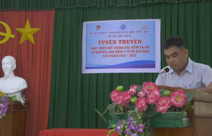 Kế Sách: Tuyên truyền chính sách BHXH tự nguyện, BHYT hộ gia đình 