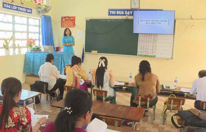 Kế Sách: Hội thi giáo viên chủ nhiệm giỏi năm học 2023-2024