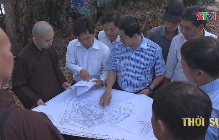 Khảo sát mặt bằng xây dựng khu Văn hóa tín ngưỡng tỉnh Sóc Trăng tại phường 2, TP Sóc Trăng