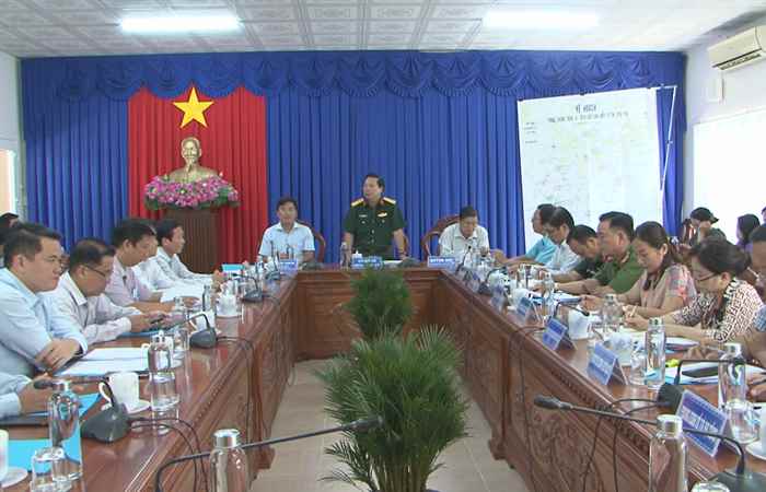 Kiểm tra công tác phòng, chống thiên tai, tìm kiếm cứu nạn ở huyện Long Phú