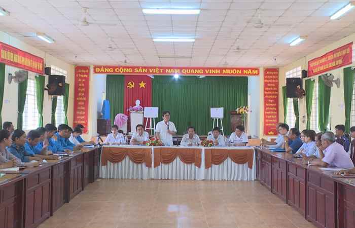 Huyện Mỹ Xuyên kiểm tra Tổ Công nghệ số cộng đồng tại xã Tham Đôn