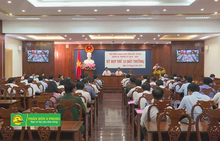 Kỳ họp thứ 13 (bất thường) HĐND tỉnh Sóc Trăng, Khóa IX, nhiệm kỳ 2016-2021