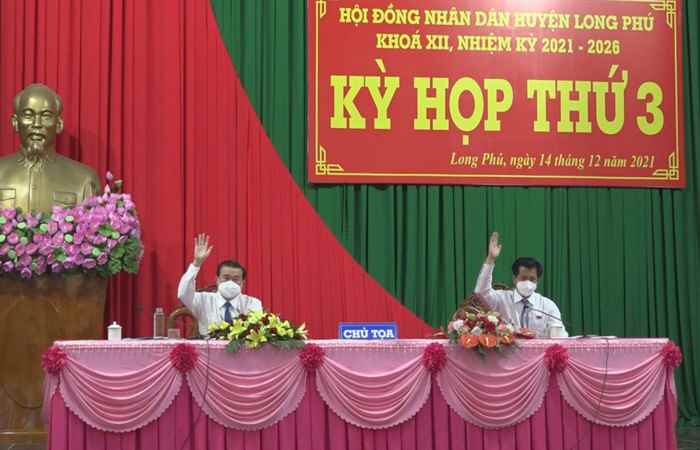 Kỳ họp thứ 3 HĐND huyện Long Phú thành công tốt đẹp