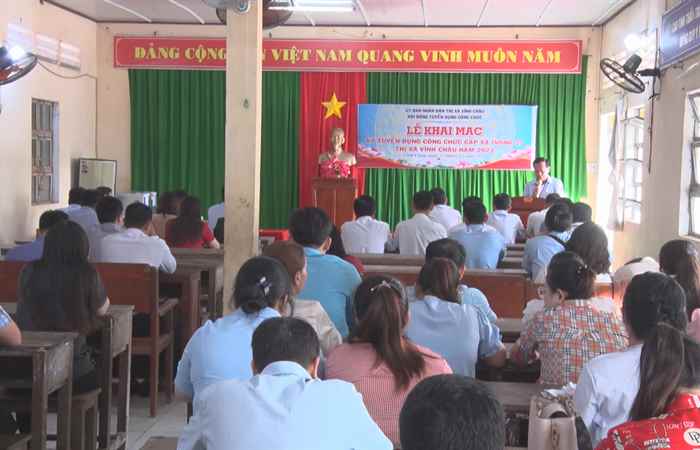 Vĩnh Châu: Tổ chức vòng 2 Kỳ tuyển dụng công chức cấp xã năm 2023