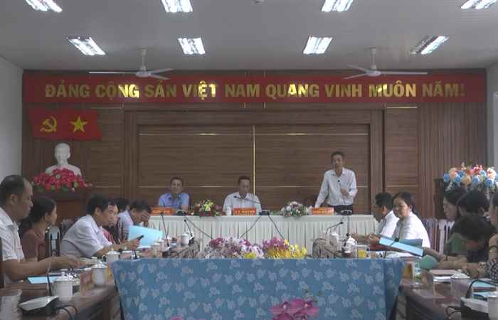 Châu Thành: Ban Dân tộc tỉnh Sóc Trăng kiểm tra công tác chuẩn bị tổ chức Đại hội đại biểu các dân tộc thiểu số