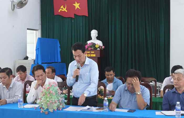 Vĩnh Châu: Lãnh đạo thị xã đối thoại với các hộ dân bị ảnh hưởng bởi Dự án Điện gió Lạc Hòa 2
