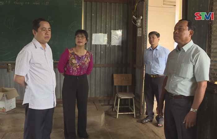 Lãnh đạo tỉnh Sóc Trăng khảo sát cơ sở vật chất trường lớp tại huyện Trần Đề và Long Phú