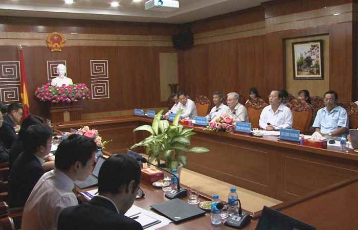 Lãnh đạo tỉnh Sóc Trăng làm việc với Công ty Banpu Power Public 