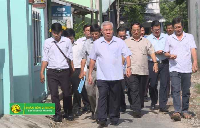 Lãnh đạo Tỉnh ủy Sóc Trăng khảo sát sản phẩm OCOP huyện Thạnh Trị