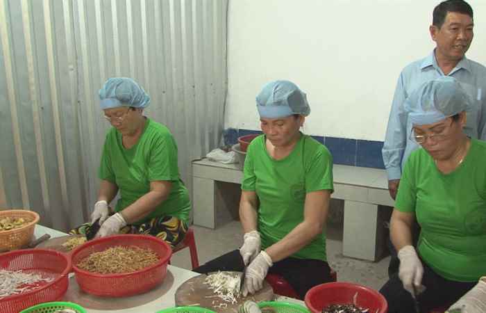 Lãnh đạo Tỉnh ủy Sóc Trăng thăm tổ hợp tác Mãng cầu gai Kiên Hòa