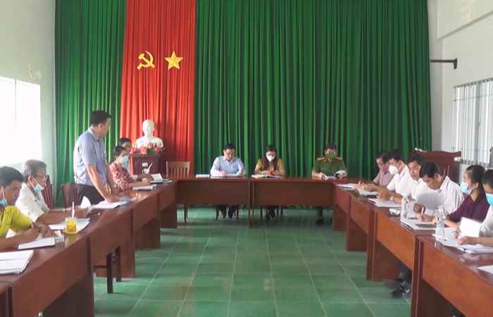 UBND huyện Châu Thành kiểm tra công tác xây dựng Nông thôn mới tại xã Thuận Hòa