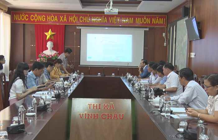 Vĩnh Châu: Lãnh đạo UBND thị xã làm việc với nhà đầu tư Dự án Khu du lịch sinh thái Hồ Bể