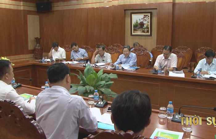 Lãnh đạo UBND tỉnh làm việc với Tập đoàn Sao Mai