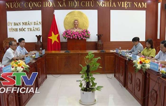 Lãnh đạo UBND tỉnh Sóc Trăng làm việc với Công ty Cổ phần Super Wind Energy Công Lý Sóc Trăng