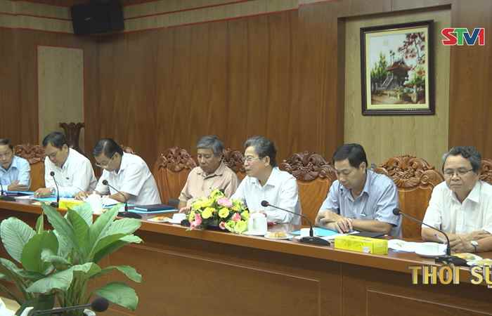 Lãnh đạo UBND tỉnh Sóc Trăng làm việc với đoàn công tác Cục điện lực - năng lượng tái tạo, Bộ Công thương