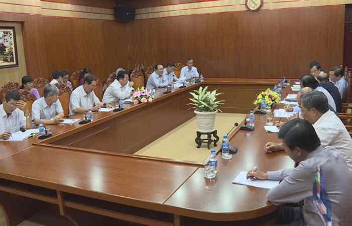 Lãnh đạo UBND tỉnh Sóc Trăng làm việc với nhà đầu tư Công ty Hồng Phát 