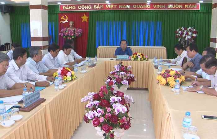 Lãnh đạo UBND tỉnh Sóc Trăng làm việc với Sở Nông nghiệp và phát triển nông thôn