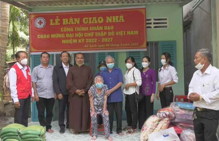 Hội Chữ thập đỏ Kế Sách bàn giao Nhà tình thương cho hộ nghèo ở xã An Mỹ 
