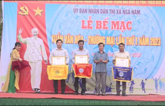 Bế mạc Tuần Văn hoá - Thương mại TX. Ngã Năm, lần thứ I năm 2023