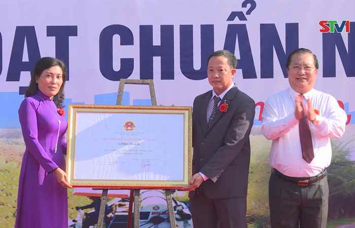 Lễ đón bằng công nhận xã An Hiệp đạt chuẩn nông thôn mới