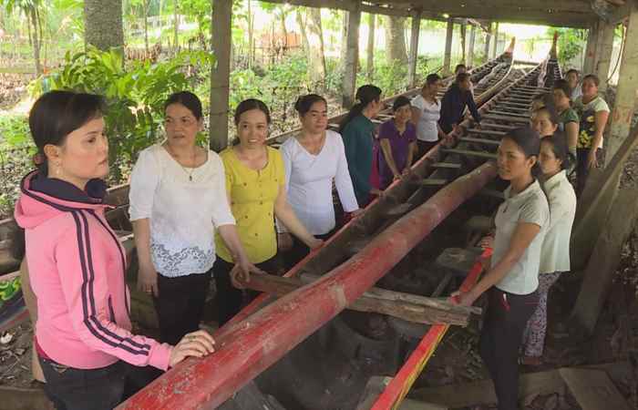 Lễ hội Óoc Om Bóc Đua Ghe Ngo Sóc Trăng - Đội Nữ Chùa Tập Rèn Tích Cực Tập Luyện Chuẩn Bị Cho Lễ Hội Ooc Om boc Đua Ghe Ngo Sóc Trăng Lần 3 - Khu Vực ĐBSCL 17-09-2017