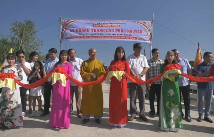 Kế Sách: Khánh thành, đưa vào sử dụng cầu nông thôn tại xã Kế An và Thới An Hội