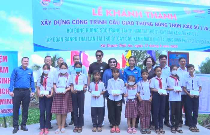 Trần Đề: Khánh thành đưa vào sử dụng cầu giao thông nông thôn