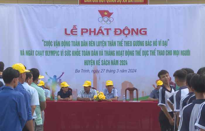 Kế Sách: Phát động ngày chạy Olympic vì sức khỏe toàn dân  