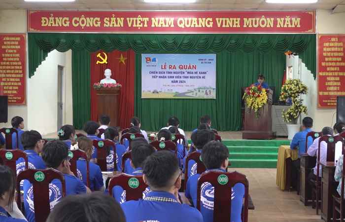 Huyện đoàn Trần Đề ra quân Chiến dịch tình nguyện mùa hè xanh