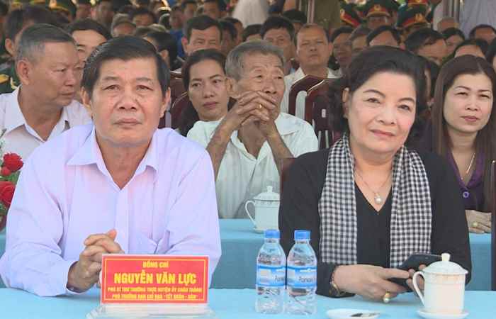 Lễ xuất quân “Tết Quân- Dân” tại xã Hồ Đắc Kiện huyện Châu Thành
