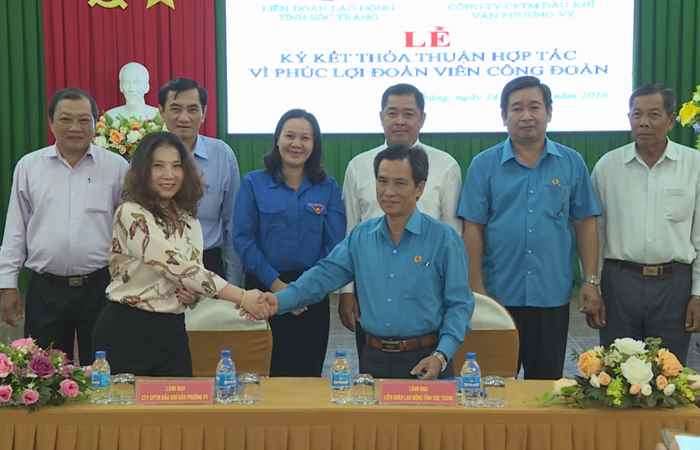 Liên đoàn Lao động ký kết thỏa thuận hợp tác