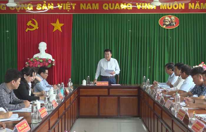 Hoàn thành kiểm tra về xây dựng Đảng tại 11 xã thị trấn, huyện Long phú