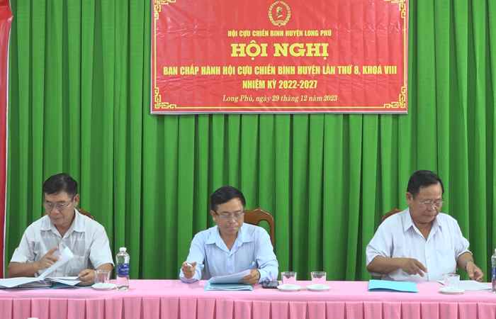 Long Phú: Hội Cựu chiến binh tổng kết năm 2023