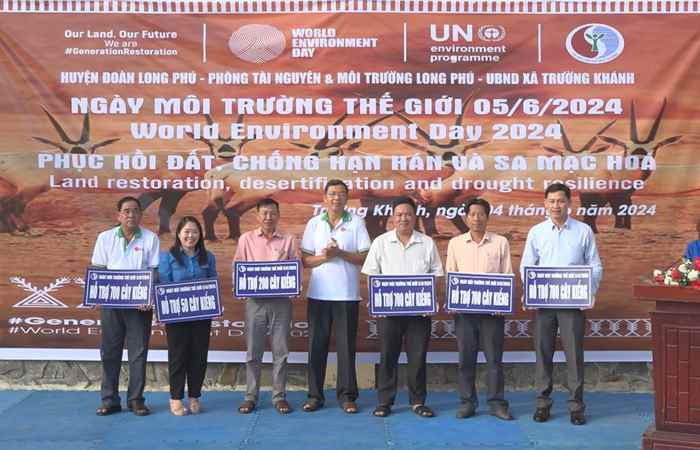 Long Phú: Phát động hưởng ứng Ngày Môi trường Thế giới 
