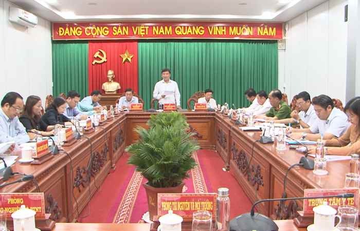 Huyện ủy Long Phú sơ kết tháng 5 năm 2023