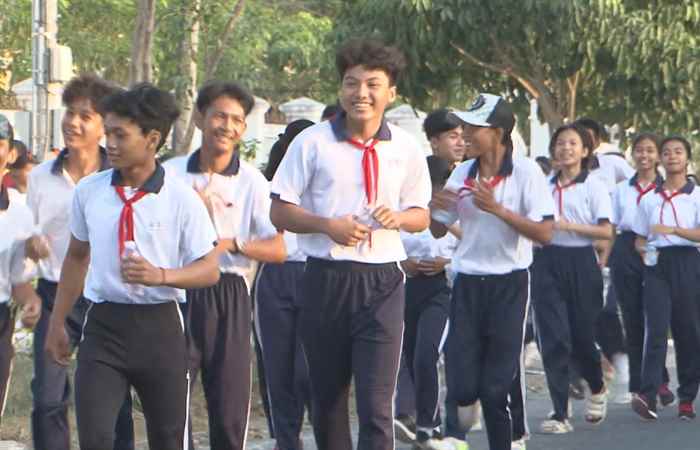Long Phú phát động Ngày chạy Olympic
