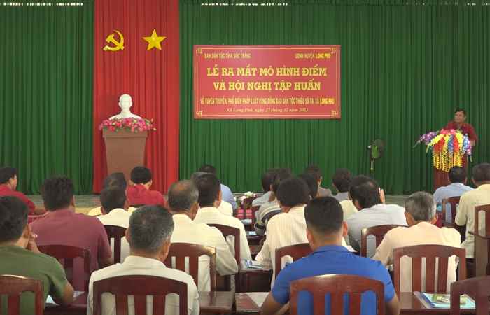 Long Phú: Ra mắt mô hình điểm về tuyên truyền phổ biến pháp luật vùng đồng bào dân tộc thiểu số