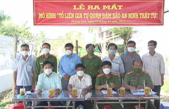 Long Phú ra mắt mô hình "Tổ liên gia tự quản đảm bảo an ninh trật tự”