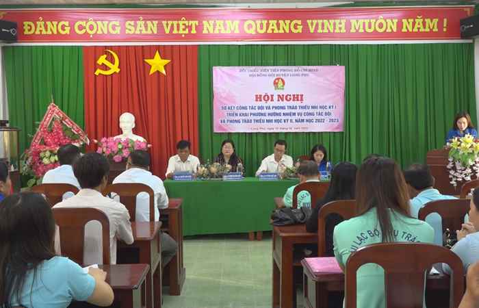 Long Phú: Hội đồng đội sơ kết công tác Đội và phong trào Thanh - Thiếu nhi  