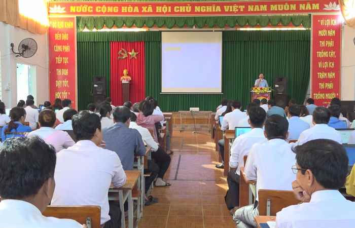 Long Phú triển khai xây dựng cơ sở dữ liệu về cán bộ, công chức, viên chức trên địa bàn