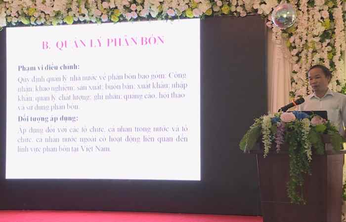 Tập huấn về công tác giám sát và phản biện xã hội gắn với giám sát thực hiện pháp luật về sản xuất, kinh doanh vật tư Nông nghiệp năm 2018.